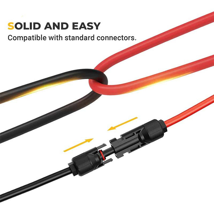 Sal 20 voet 10AWG sonverlengingskabel hard word en in lae temperature kraak?