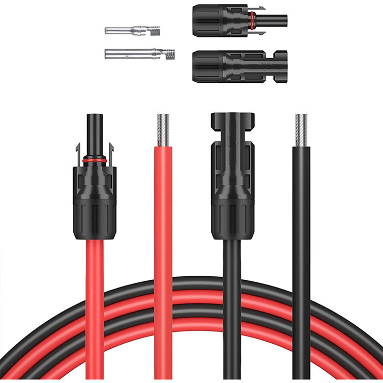 5 Voet 10AWG Sondraad Een End Kaal Een End Connector